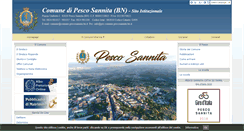Desktop Screenshot of comune.pescosannita.bn.it