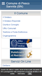 Mobile Screenshot of comune.pescosannita.bn.it